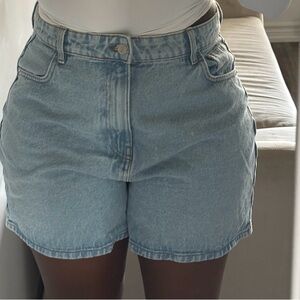 Women's Light Blue Denim Shorts